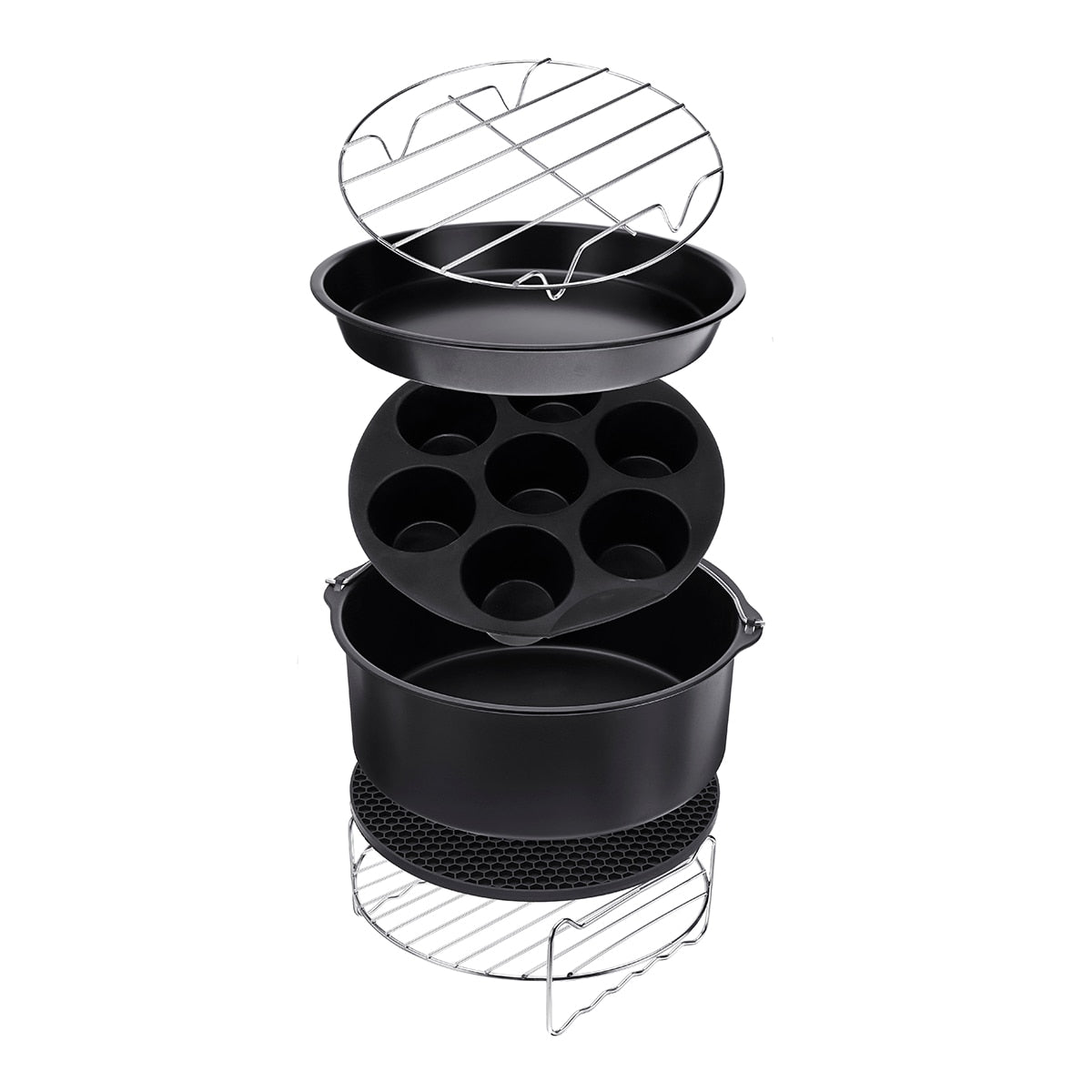 13PCS Air Fryer Accessories 9" Fit for Airfryer 5.2-6.8QT