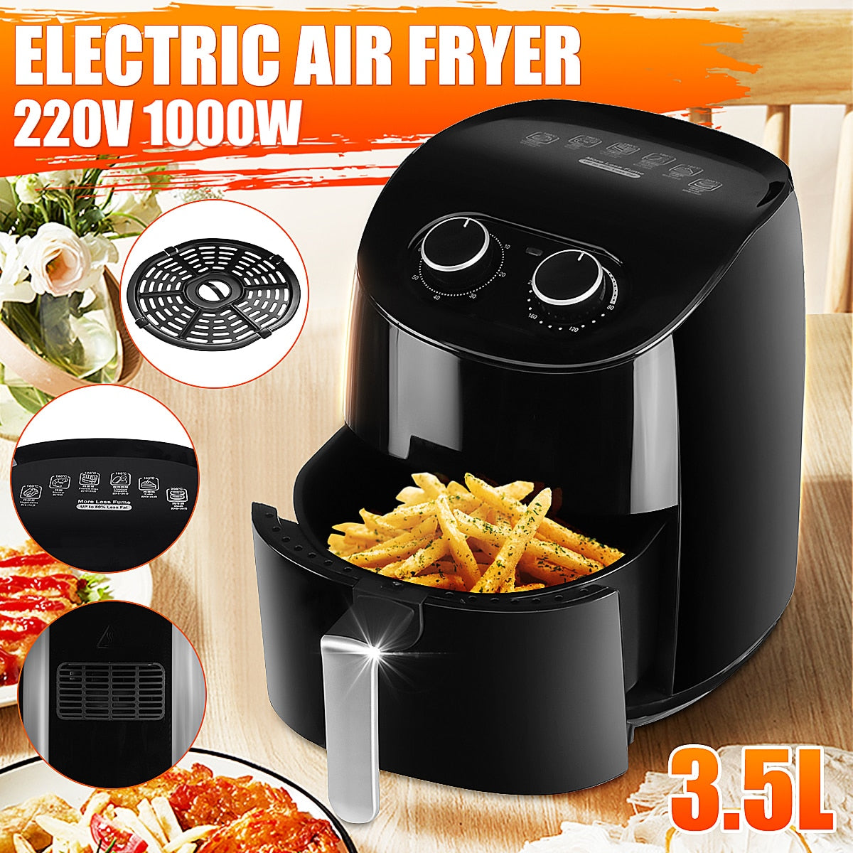 Becornce 3.5L Air Fryer